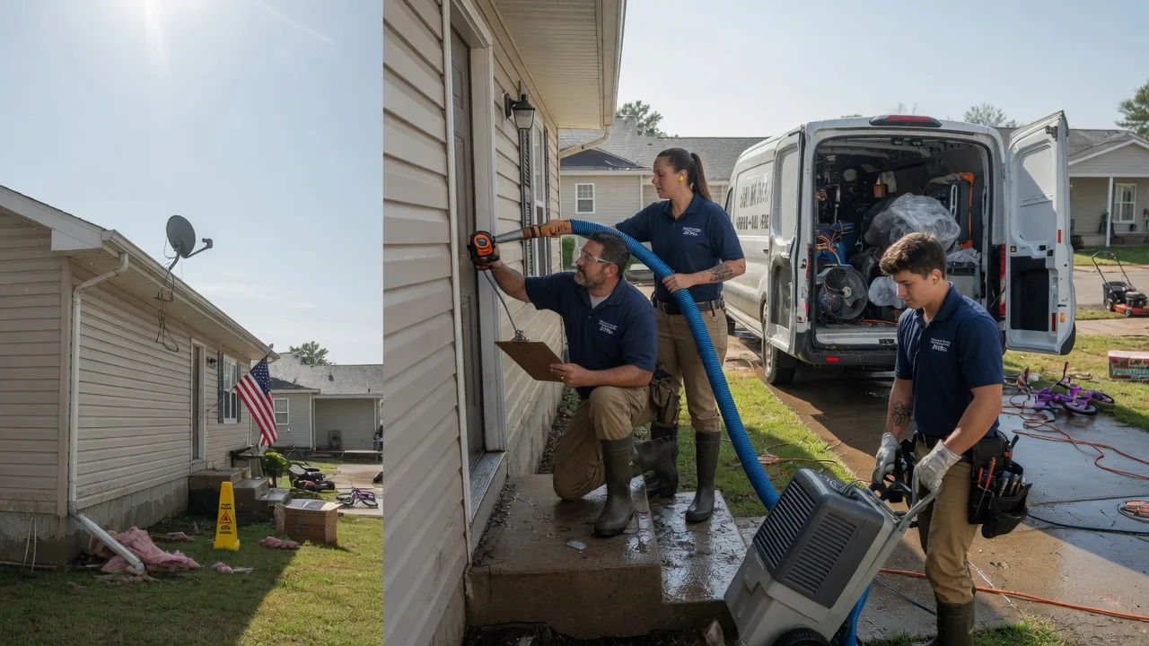 Ceiling Water Damage Restoration in Delphi, IN near me
